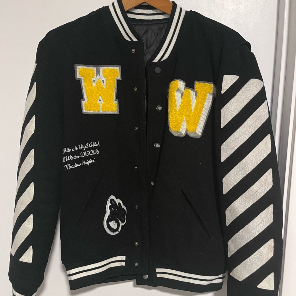 Off -White varsity jacket